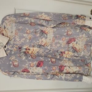 Magnolia pearl cotton victorian rose blouse Part of Reversible suite set